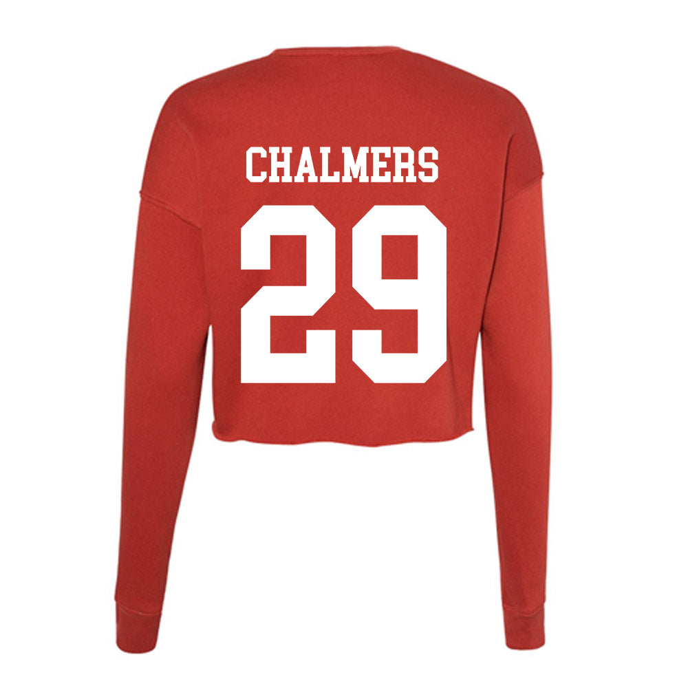 Utah - NCAA Men's Lacrosse : Nathan Chalmers - Women's Cropped Crew Fleece-1