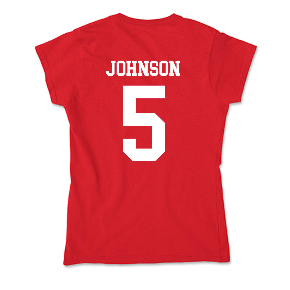 Utah - NCAA Football : Tao Johnson - Soft Style Women’s T-Shirt-1