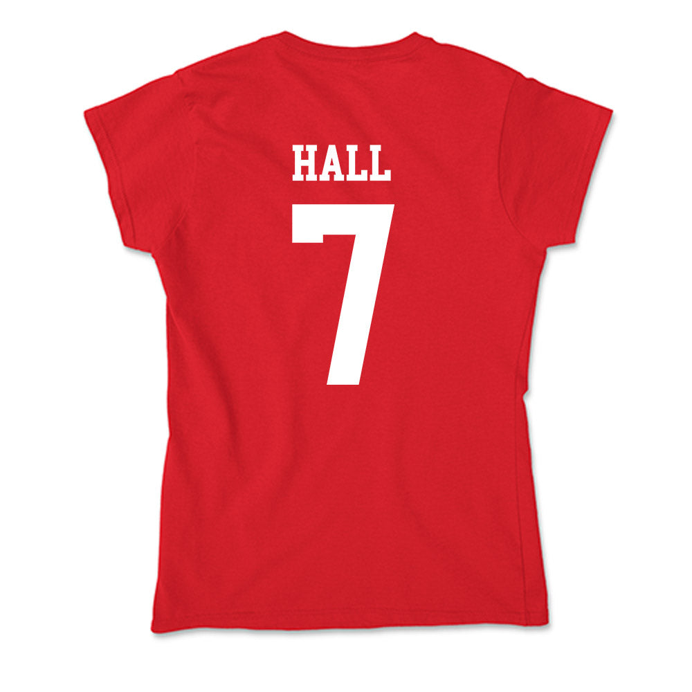 Utah - NCAA Football : Johnathan Hall - Soft Style Women’s T-Shirt-1