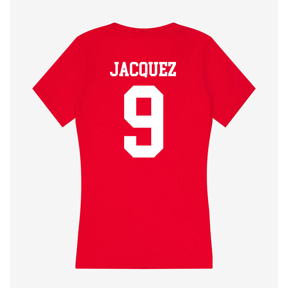 Utah - NCAA Softball : Sophie Jacquez - Women's V-Neck T-Shirt-1