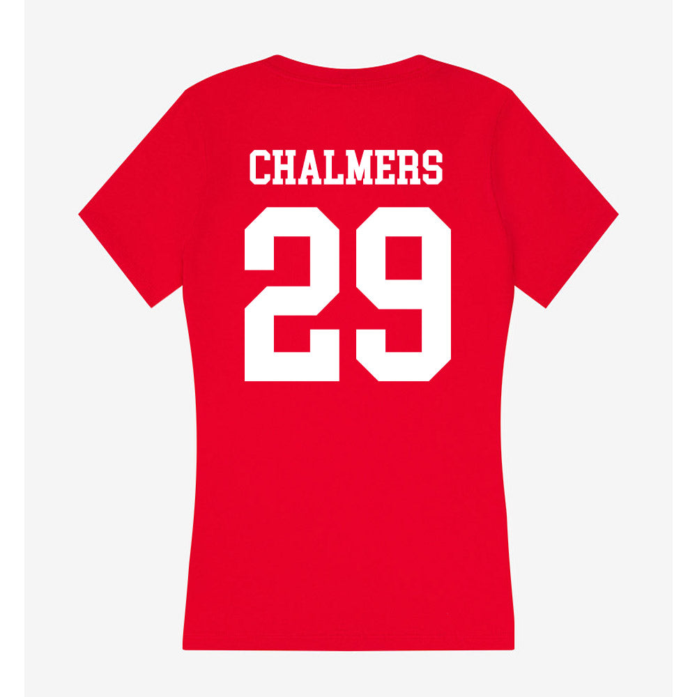 Utah - NCAA Men's Lacrosse : Nathan Chalmers - Women's V-Neck T-Shirt-1