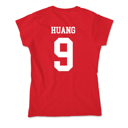 Utah - NCAA Men's Basketball : Jerry Huang - Soft Style Women’s T-Shirt-1