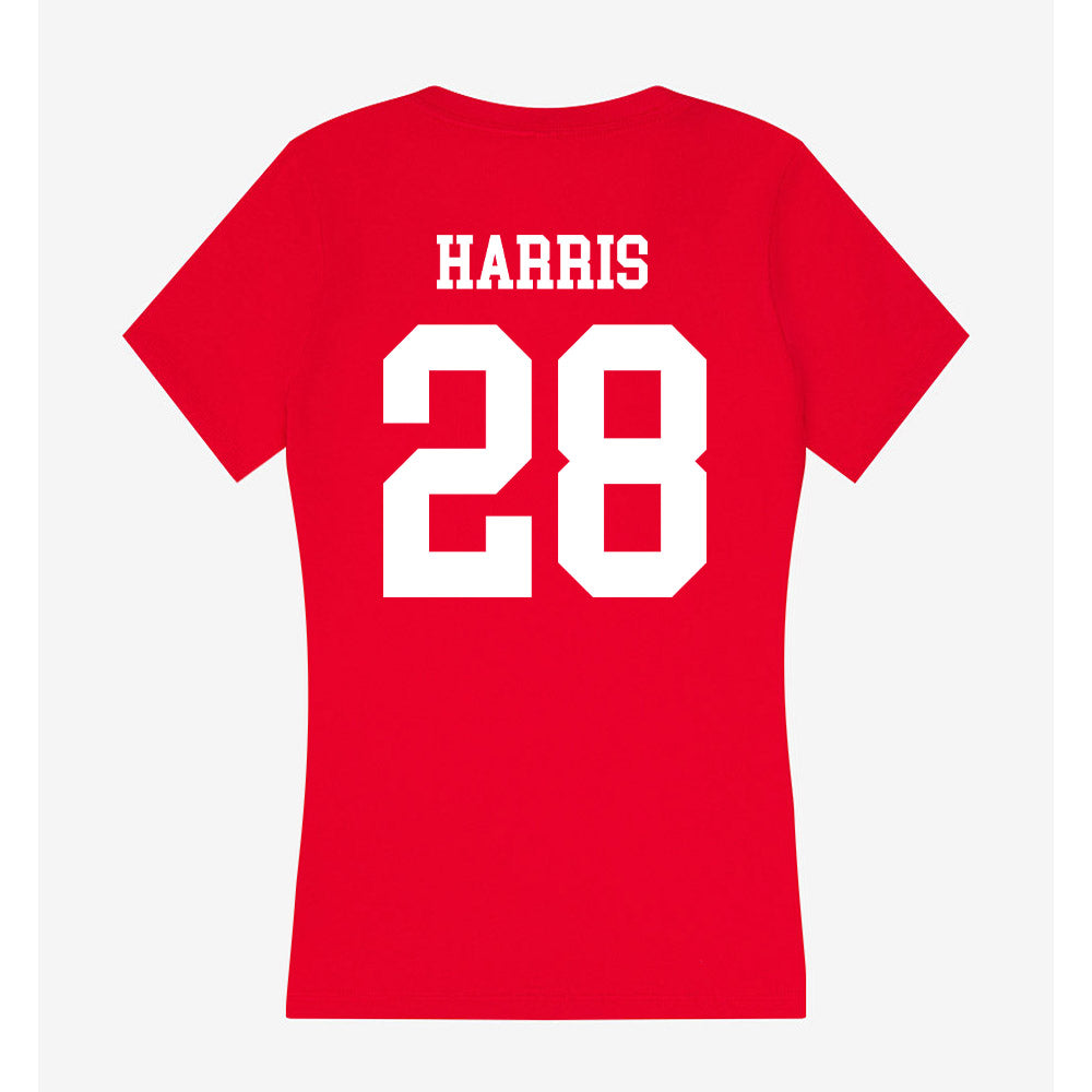 Utah - NCAA Baseball : Jaden Harris - Women's V-Neck T-Shirt-1
