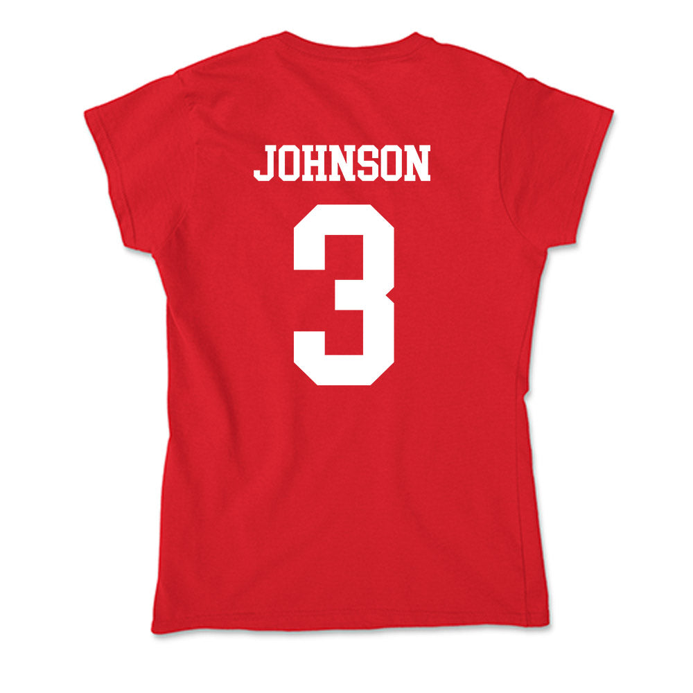 Utah - NCAA Football : Nate Johnson - Soft Style Women’s T-Shirt-1