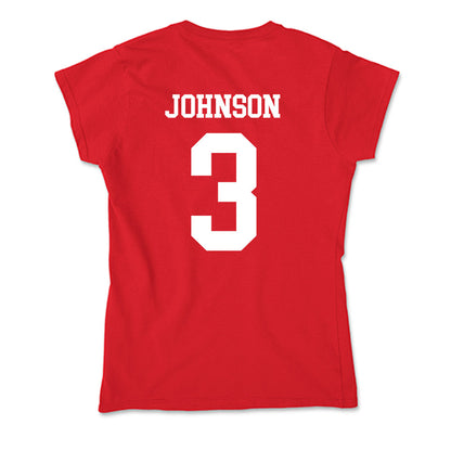 Utah - NCAA Football : Nate Johnson - Soft Style Women’s T-Shirt-1