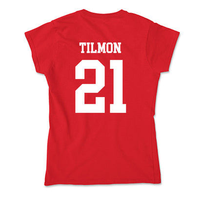 Utah - NCAA Football : Nathan Tilmon - Soft Style Women’s T-Shirt-1