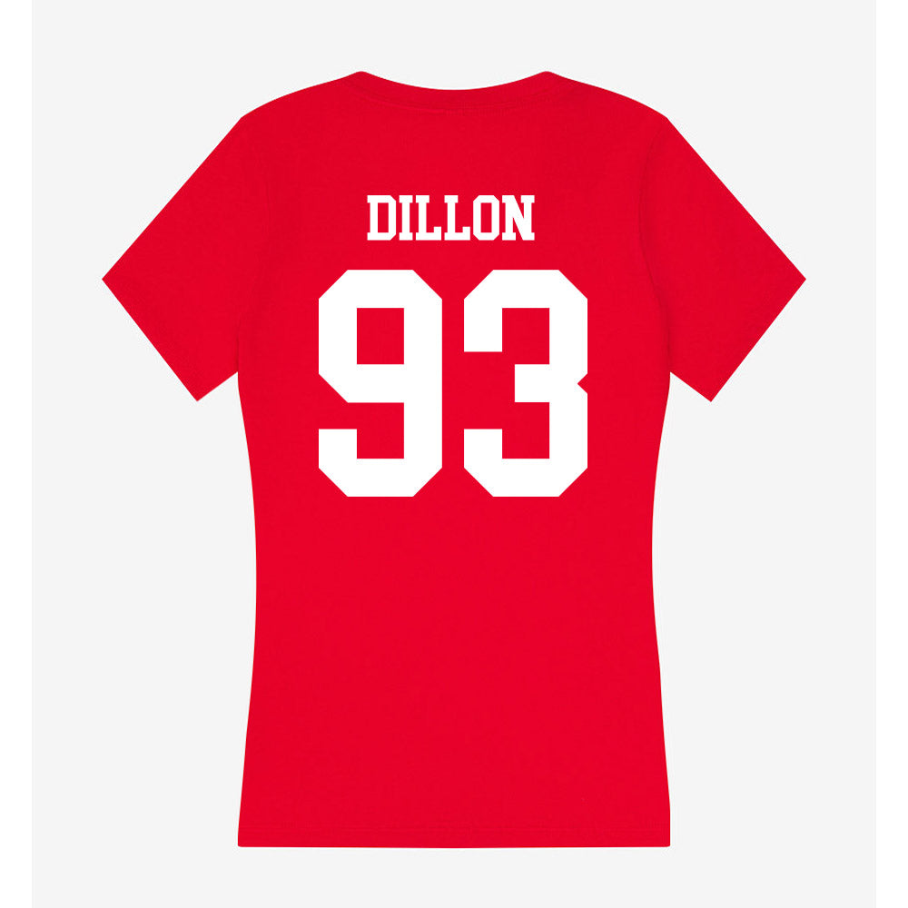 Utah - NCAA Football : Kash Dillon - Women's V-Neck T-Shirt-1