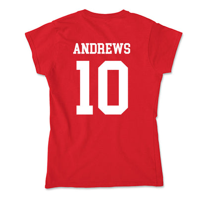 Utah - NCAA Football : Hunter Andrews - Soft Style Women’s T-Shirt-1