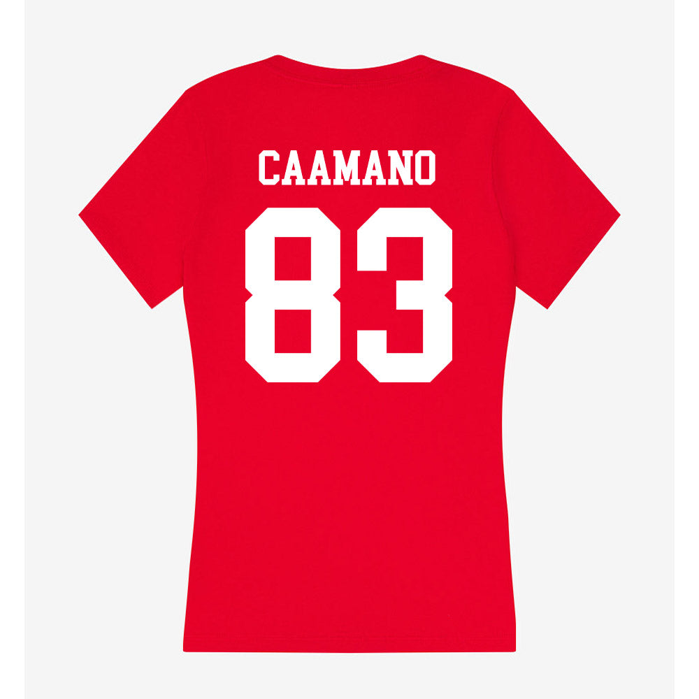 Utah - NCAA Football : Daylin Caamano - Women's V-Neck T-Shirt-1