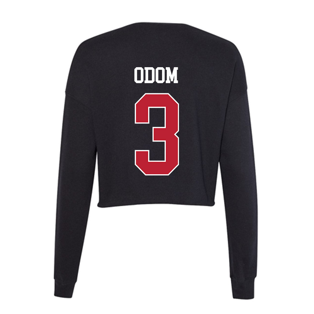 Georgia - NCAA Women's Soccer : Virginia Odom - Women's Cropped Crew Fleece-1
