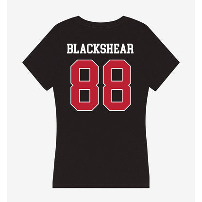 Georgia - NCAA Football : Thomas Blackshear - Women's V-Neck T-Shirt-1