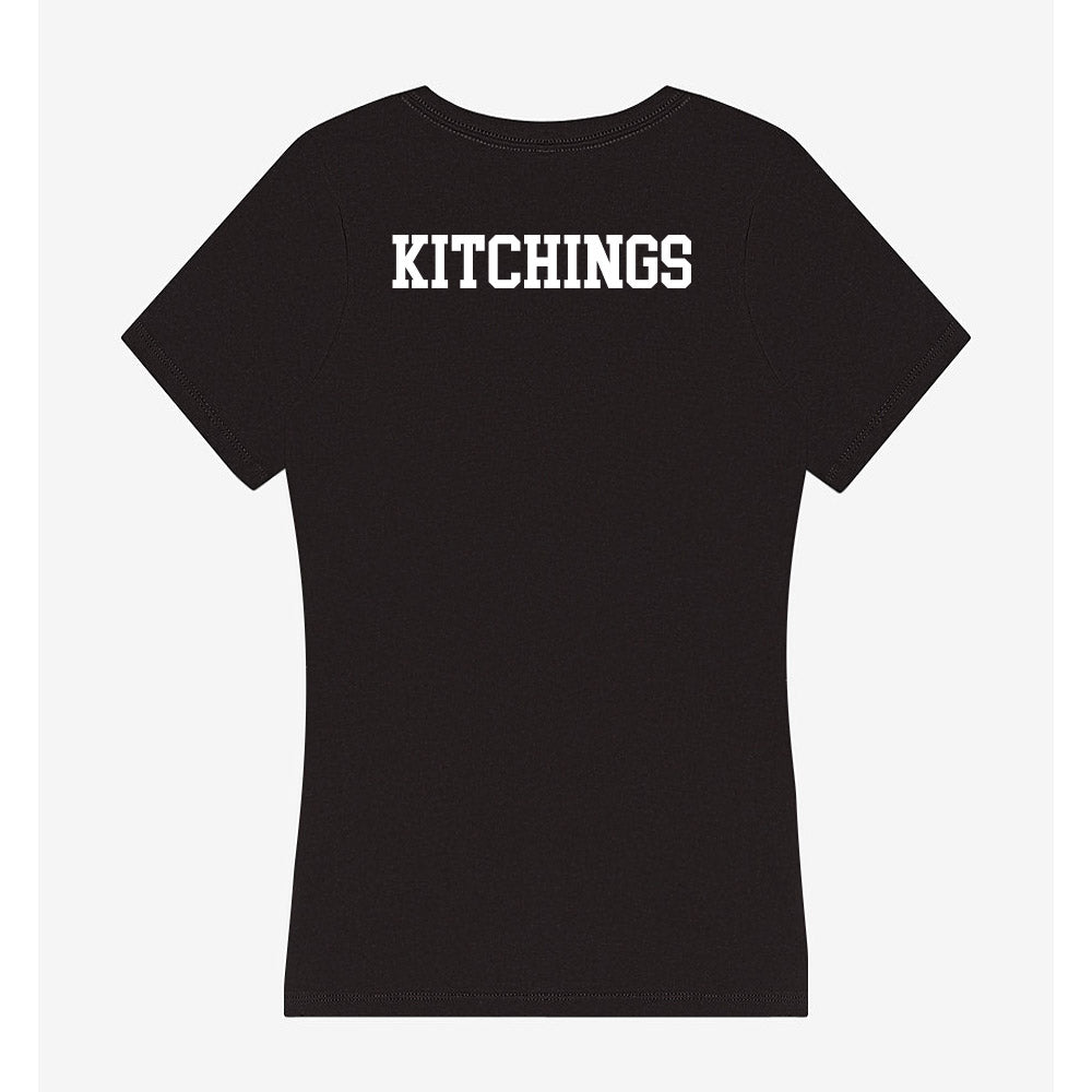 Georgia - NCAA Women's Track & Field : Ava Kitchings - Women's V-Neck T-Shirt-1