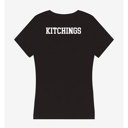 Georgia - NCAA Women's Track & Field : Ava Kitchings - Women's V-Neck T-Shirt-1