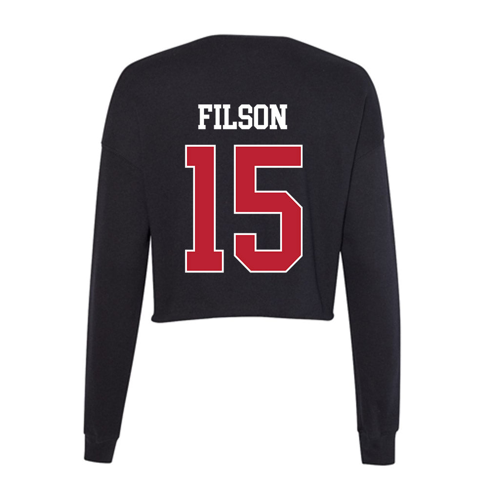 Georgia - NCAA Women's Soccer : Millie Filson - Women's Cropped Crew Fleece-1