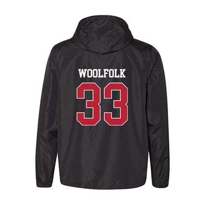 Georgia - NCAA Women's Basketball : Mia Woolfolk - Windbreaker-1