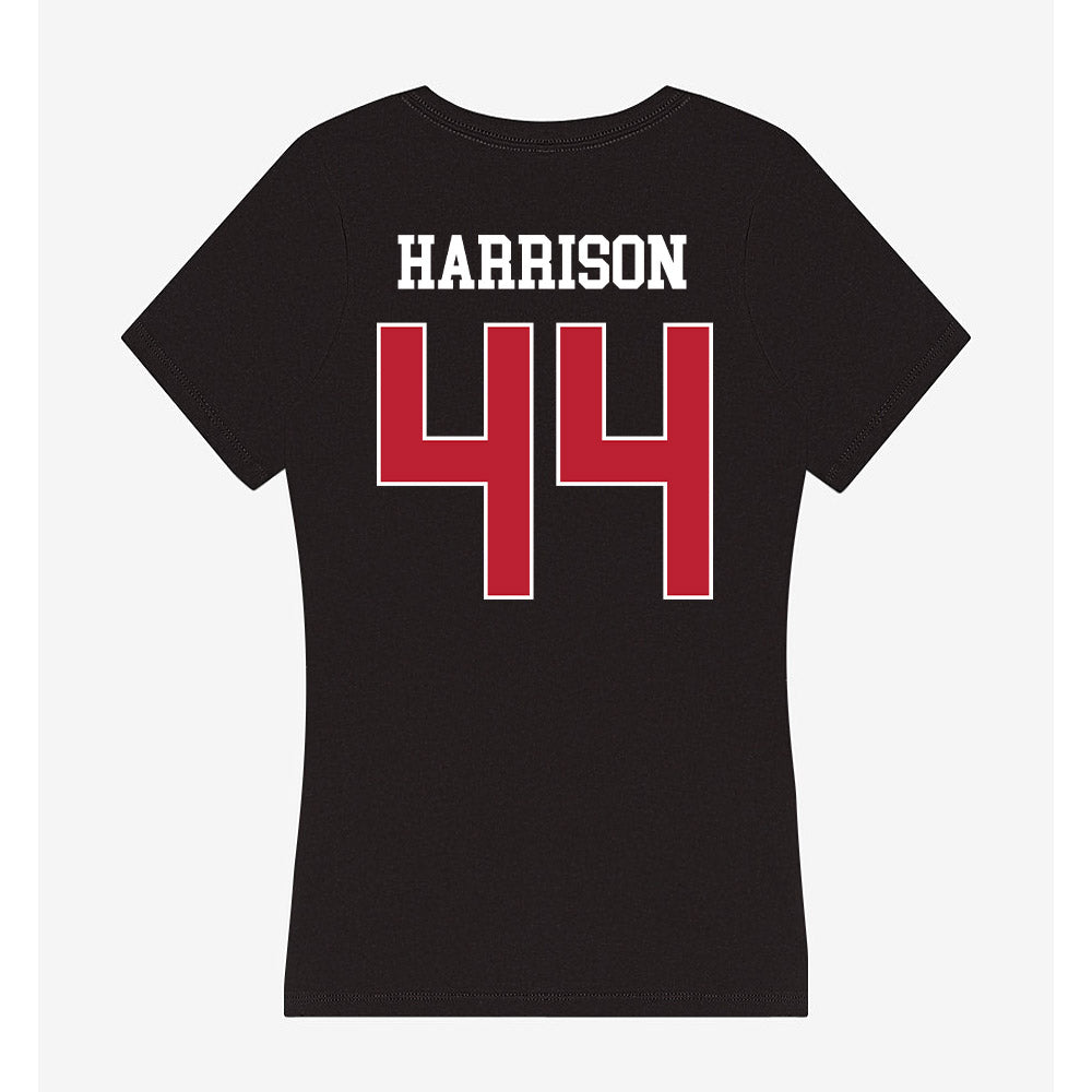 Georgia - NCAA Softball : Presley Harrison - Women's V-Neck T-Shirt-1