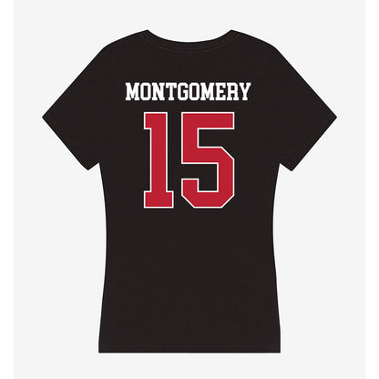 Georgia - NCAA Football : Ryan Montgomery - Women's V-Neck T-Shirt-1