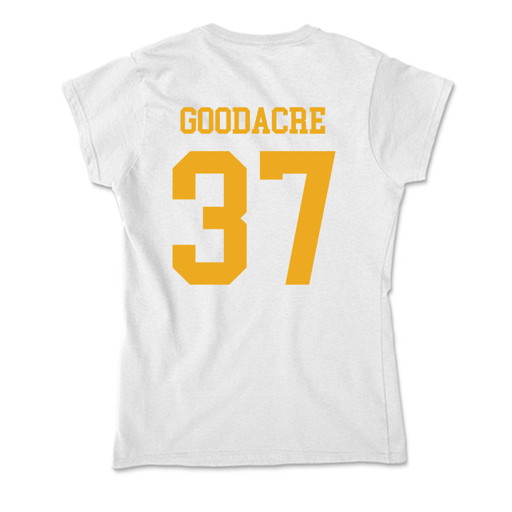 West Virginia - NCAA Baseball : Ben Goodacre - Soft Style Women’s T-Shirt-1