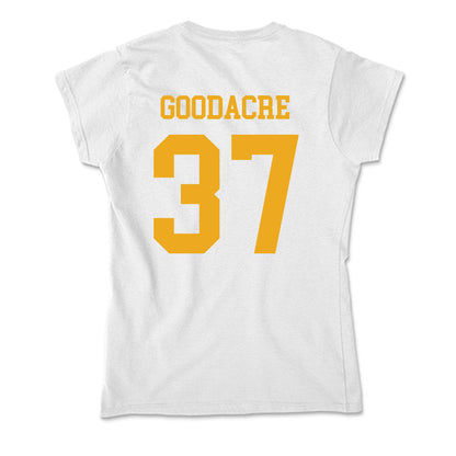 West Virginia - NCAA Baseball : Ben Goodacre - Soft Style Women’s T-Shirt-1
