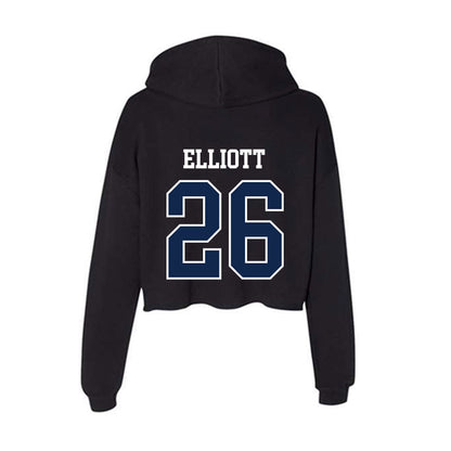 Ole Miss - NCAA Baseball : Hunter Elliott - Women's Crop Fleece Hoodie-1