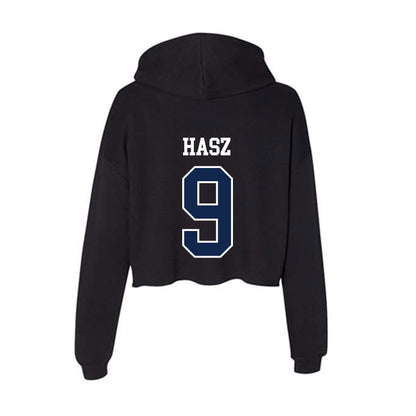 Ole Miss - NCAA Football : Luke Hasz - Women's Crop Fleece Hoodie-1