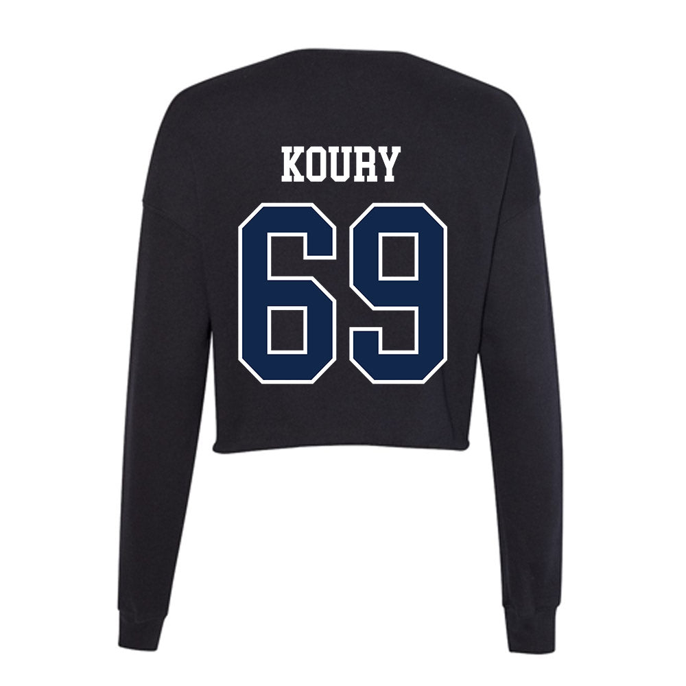 Ole Miss - NCAA Football : Joe Koury - Women's Cropped Crew Fleece-1