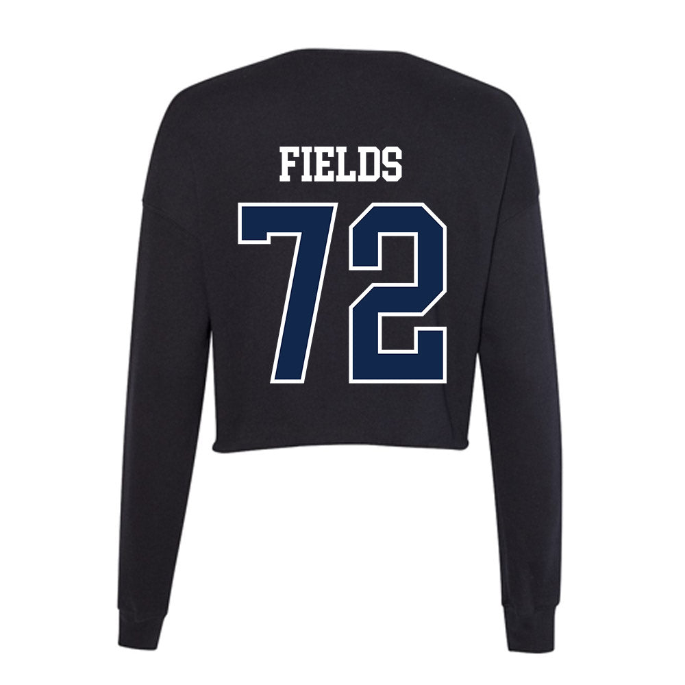 Ole Miss - NCAA Football : Ethan Fields - Women's Cropped Crew Fleece-1