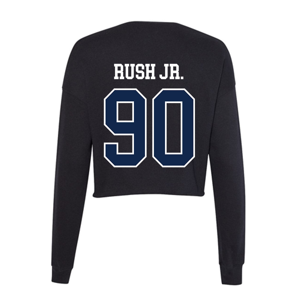 Ole Miss - NCAA Football : Jeffery Rush Jr. - Women's Cropped Crew Fleece-1