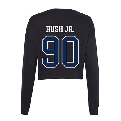 Ole Miss - NCAA Football : Jeffery Rush Jr. - Women's Cropped Crew Fleece-1