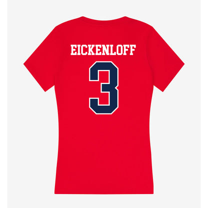 Ole Miss - NCAA Women's Volleyball : Carson Eickenloff - Women's V-Neck T-Shirt-1