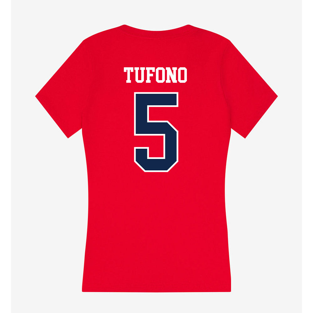 Ole Miss - NCAA Women's Volleyball : Mokihana Tufono - Women's V-Neck T-Shirt-1