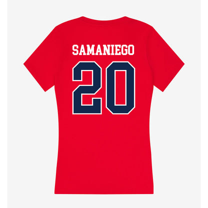 Ole Miss - NCAA Women's Volleyball : Vivianna Samaniego - Women's V-Neck T-Shirt-1