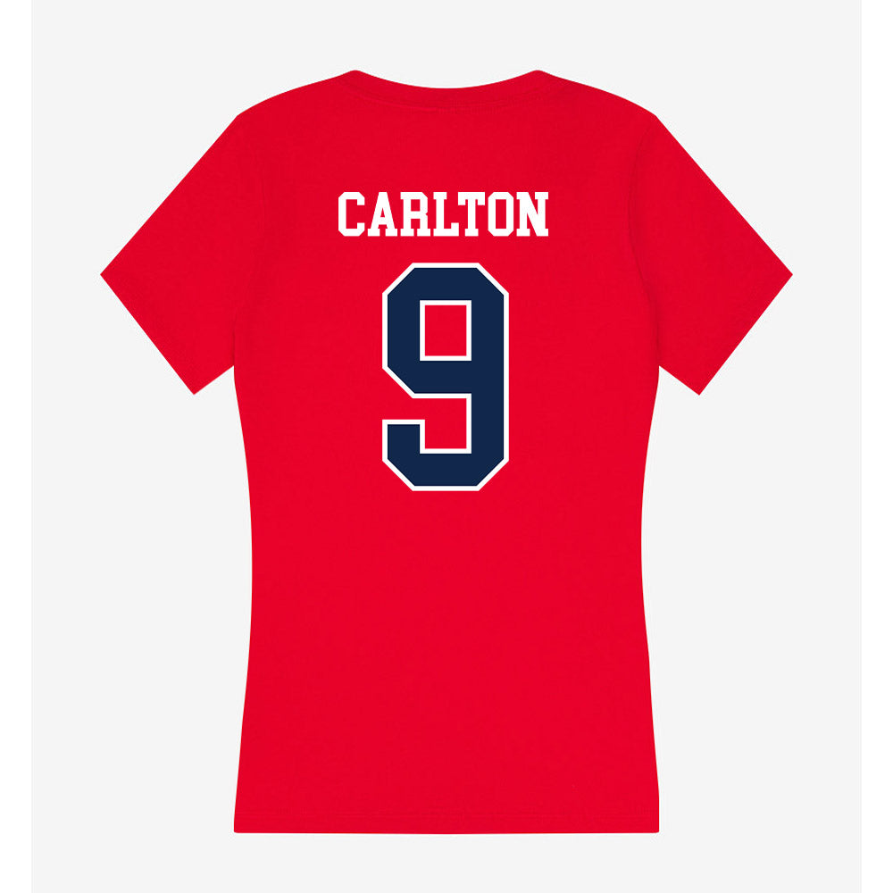 Ole Miss - NCAA Women's Volleyball : Keirstyn Carlton - Women's V-Neck T-Shirt-1