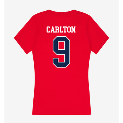 Ole Miss - NCAA Women's Volleyball : Keirstyn Carlton - Women's V-Neck T-Shirt-1