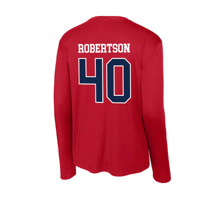 Ole Miss - NCAA Baseball : Jon Paul Robertson - Activewear Long Sleeve T-Shirt-1