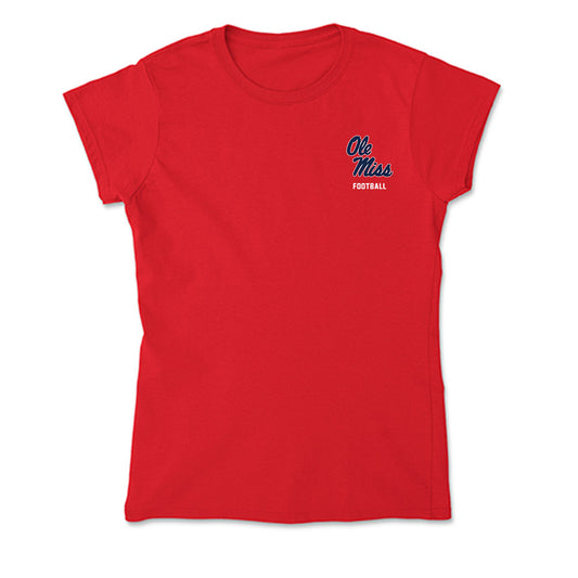 Ole Miss - NCAA Football : Anthony Aguirre - Soft Style Women’s T-Shirt-0
