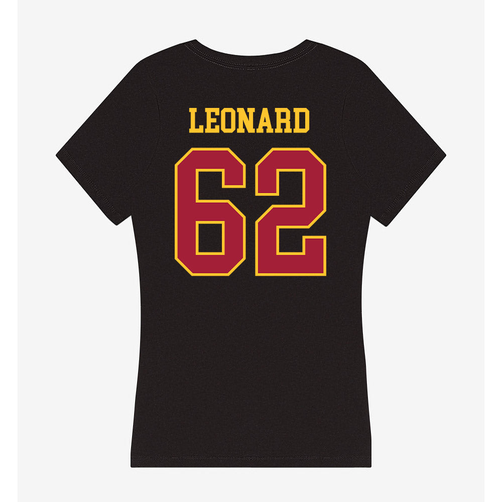 USC - NCAA Football : Travis Leonard - Women's V-Neck T-Shirt-1