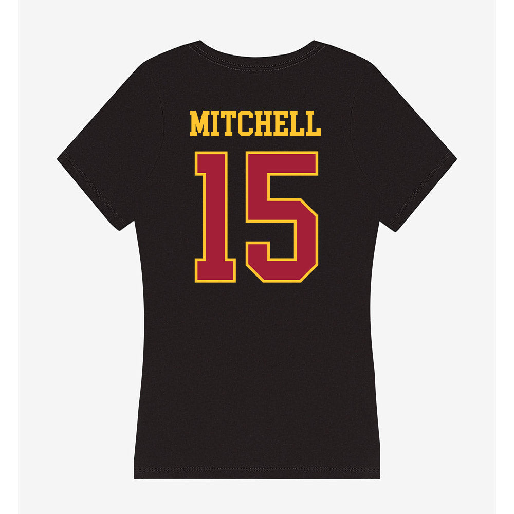 USC - NCAA Beach Volleyball : Zoey Mitchell - Women's V-Neck T-Shirt-1