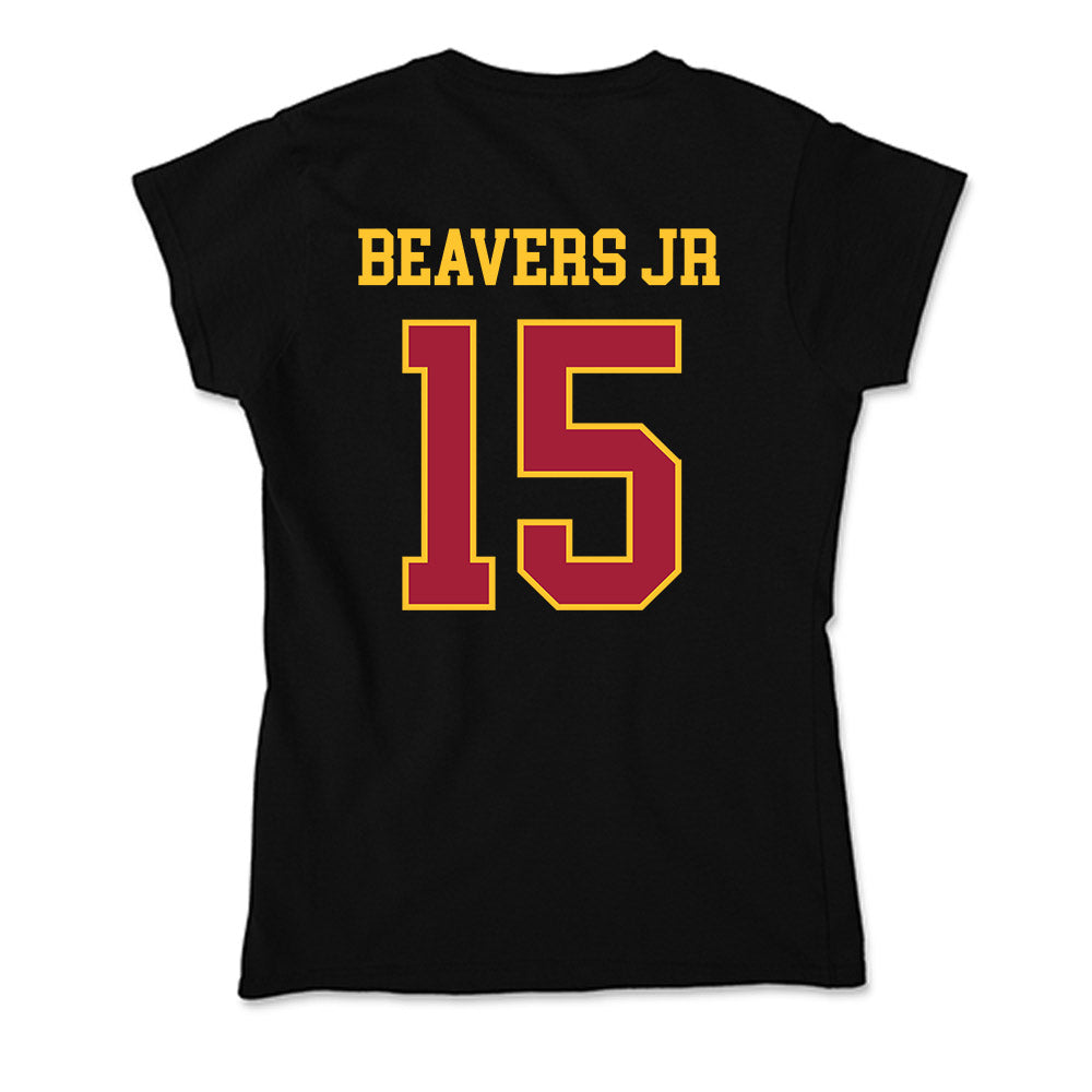 USC - NCAA Football : Anthony Beavers Jr - Soft Style Women’s T-Shirt-1