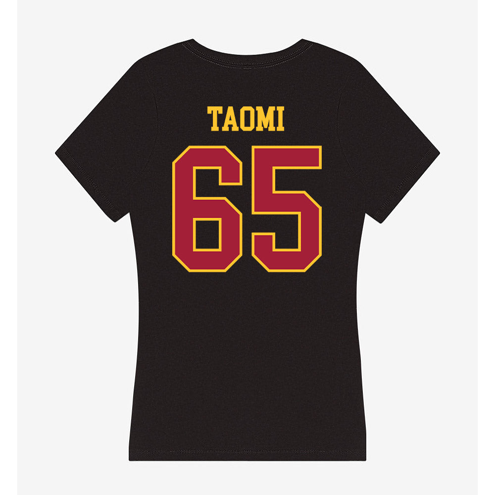 USC - NCAA Football : Erwin Taomi - Women's V-Neck T-Shirt-1