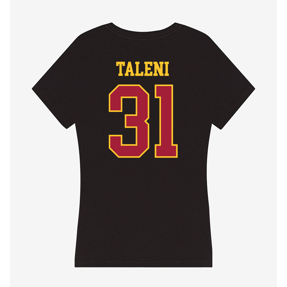 USC - NCAA Football : Tyrone Taleni - Women's V-Neck T-Shirt-1