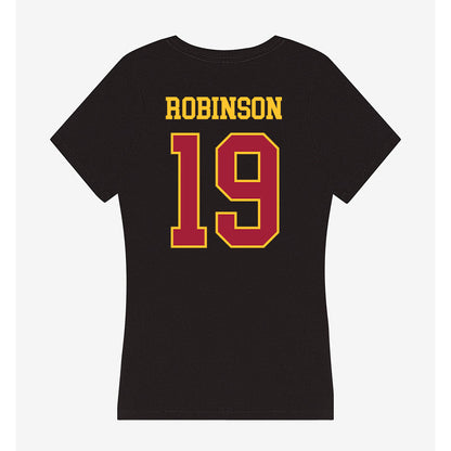 USC - NCAA Football : Duce Robinson - Women's V-Neck T-Shirt-1