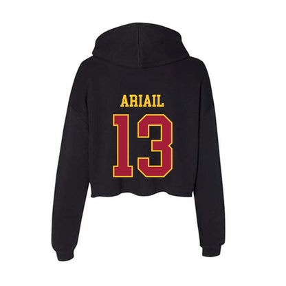 USC - NCAA Women's Volleyball : Tyrah Ariail - Women's Crop Fleece Hoodie-1