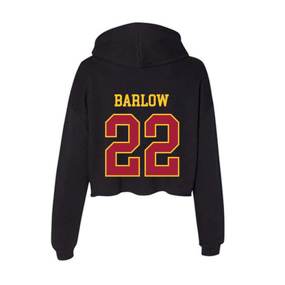 USC - NCAA Football : Darwin Barlow - Women's Crop Fleece Hoodie-1