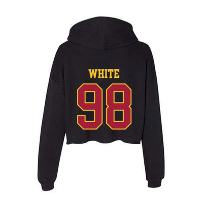 USC - NCAA Football : Garth White - Women's Crop Fleece Hoodie-1
