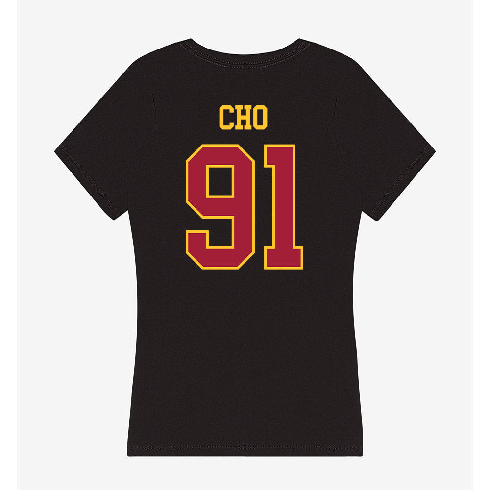 USC - NCAA Football : Brendan Cho - Women's V-Neck T-Shirt-1