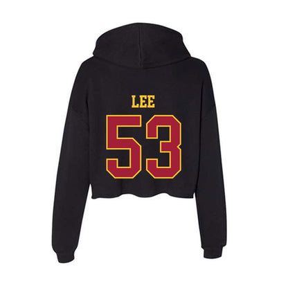 USC - NCAA Football : Shane Lee - Women's Crop Fleece Hoodie-1