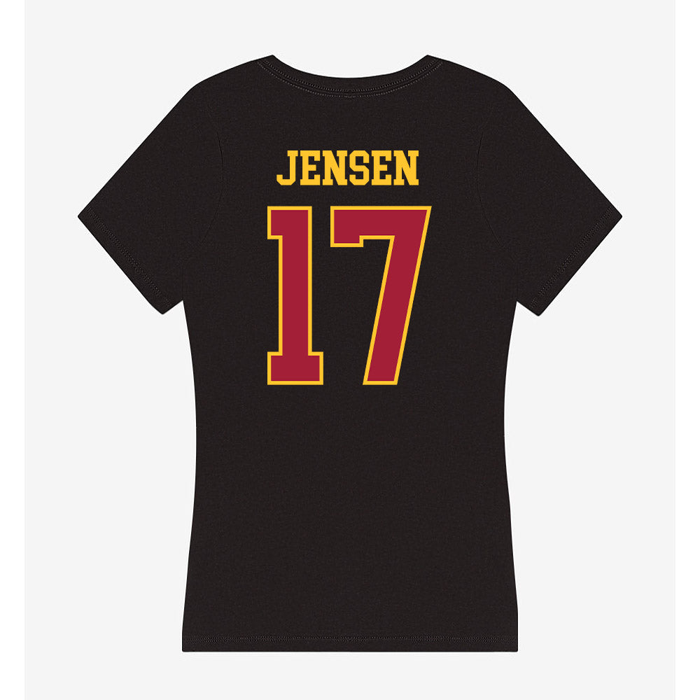 USC - NCAA Football : Jake Jensen - Women's V-Neck T-Shirt-1
