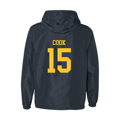 UC Berkeley - NCAA Football : Kaden Cook - Classic Shersey Windbreaker-1