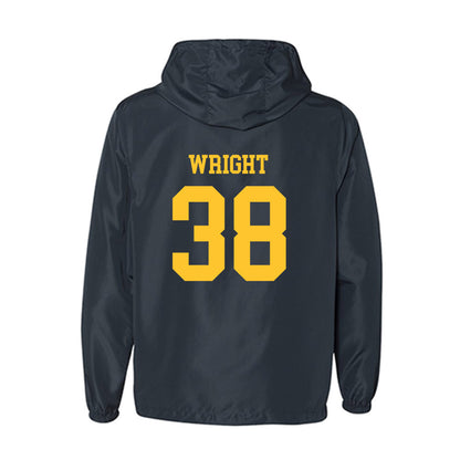 UC Berkeley - NCAA Baseball : Jett Wright - Classic Shersey Windbreaker-1